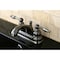 Kingston Brass NB2600KL 4" Centerset Bathroom Faucet, Black Stainless Steel NB2600KL - alternate 4